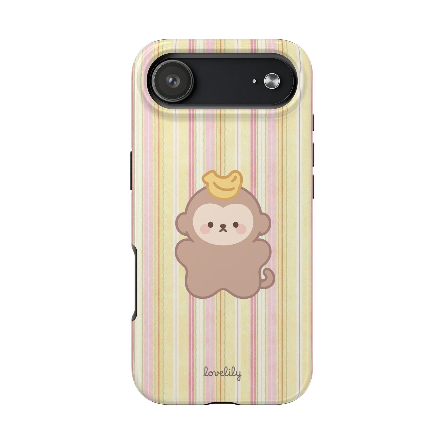 lil monkey stacked phone case
