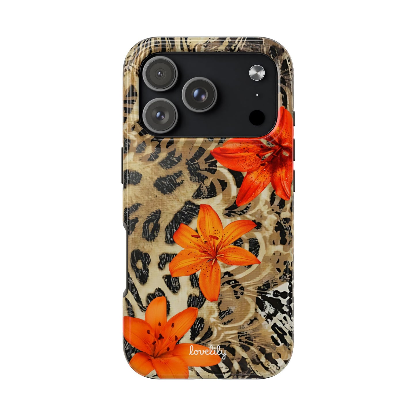 TIGERlily stacked phone case