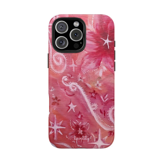 hibiscus dreams stacked phone case