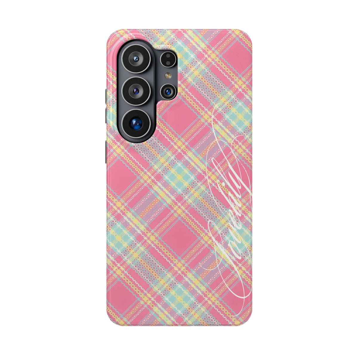 MAGSAFE plaid colorful! stacked phone case