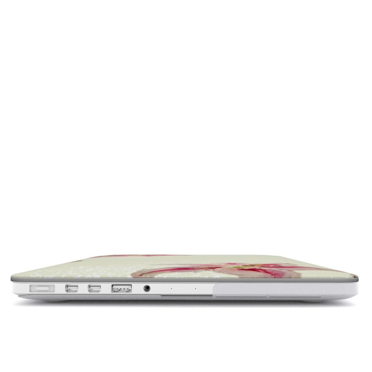 acrylic lily macbook case