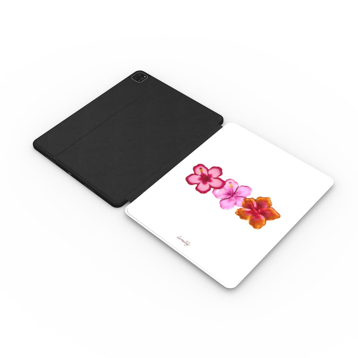 triple flower iPad Case