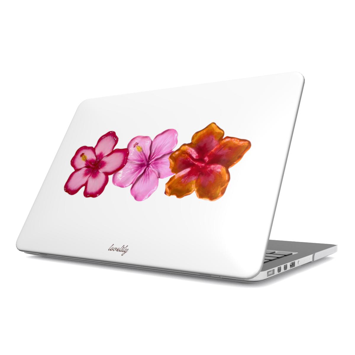 hibiscus macbook case