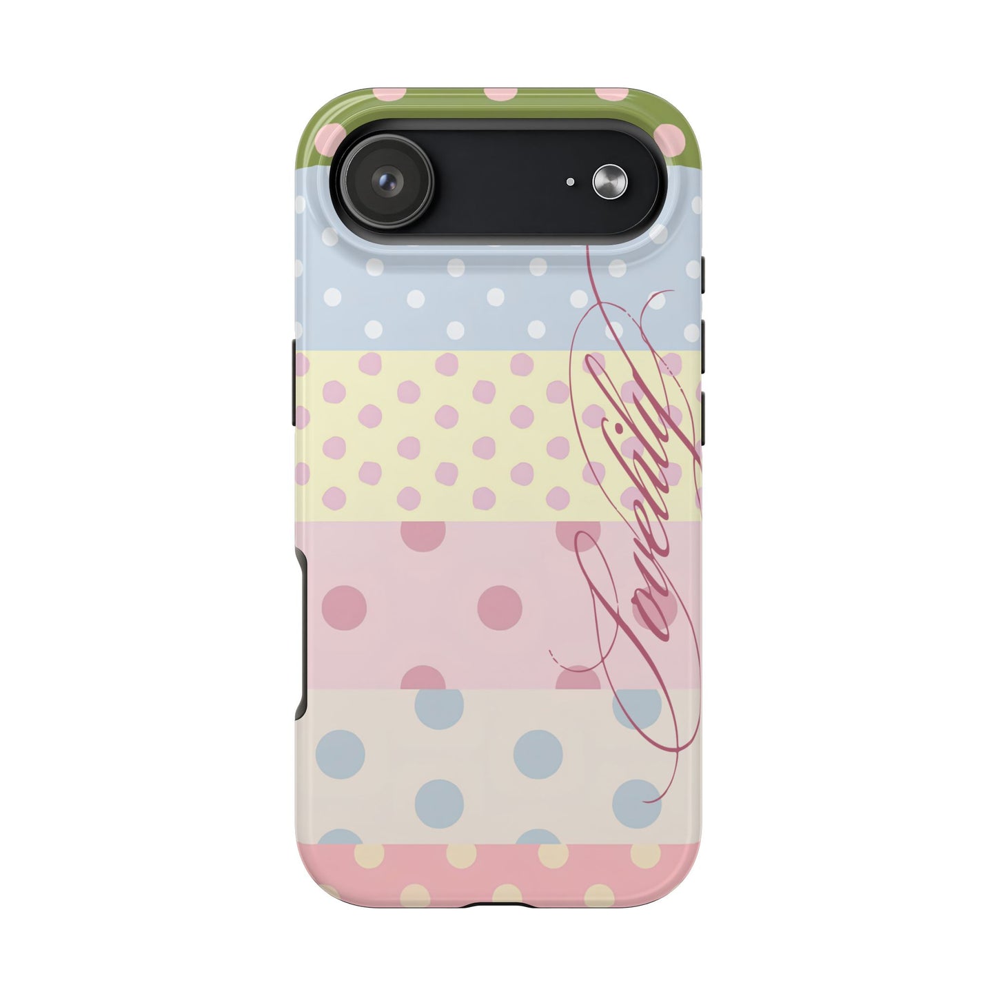 polka dot pattern! stacked phone case
