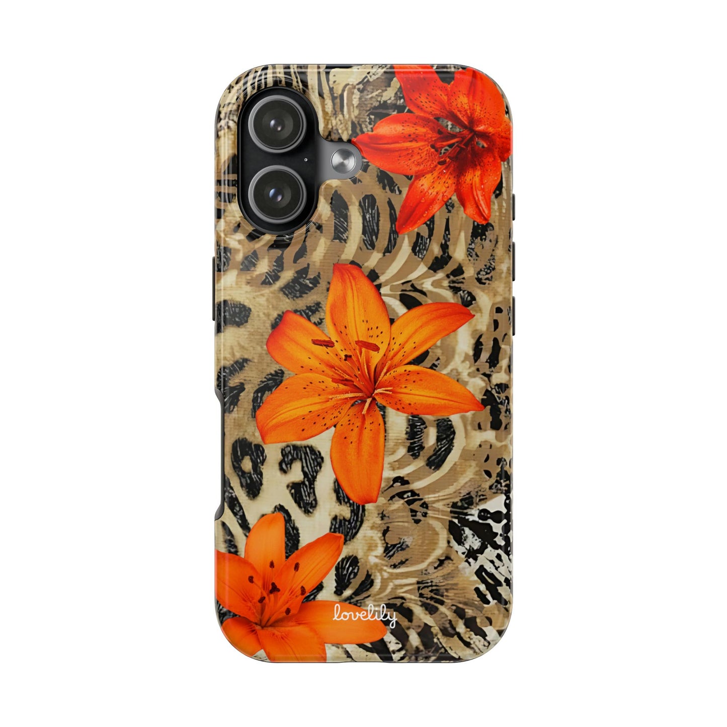 TIGERlily stacked phone case