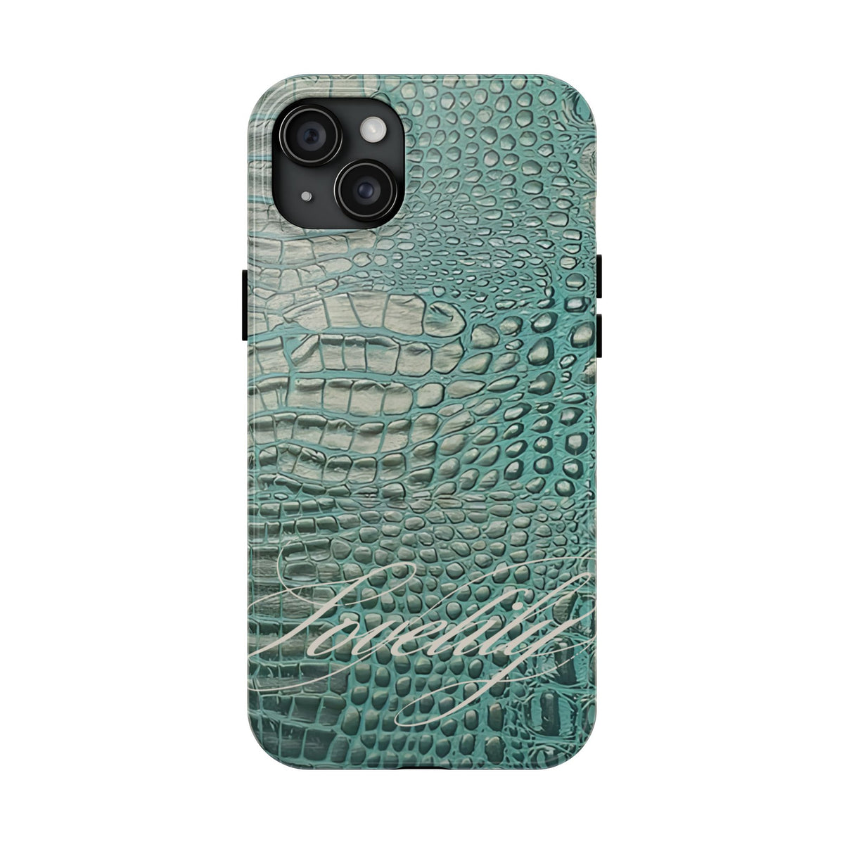 croc + orchuid stacked phone case