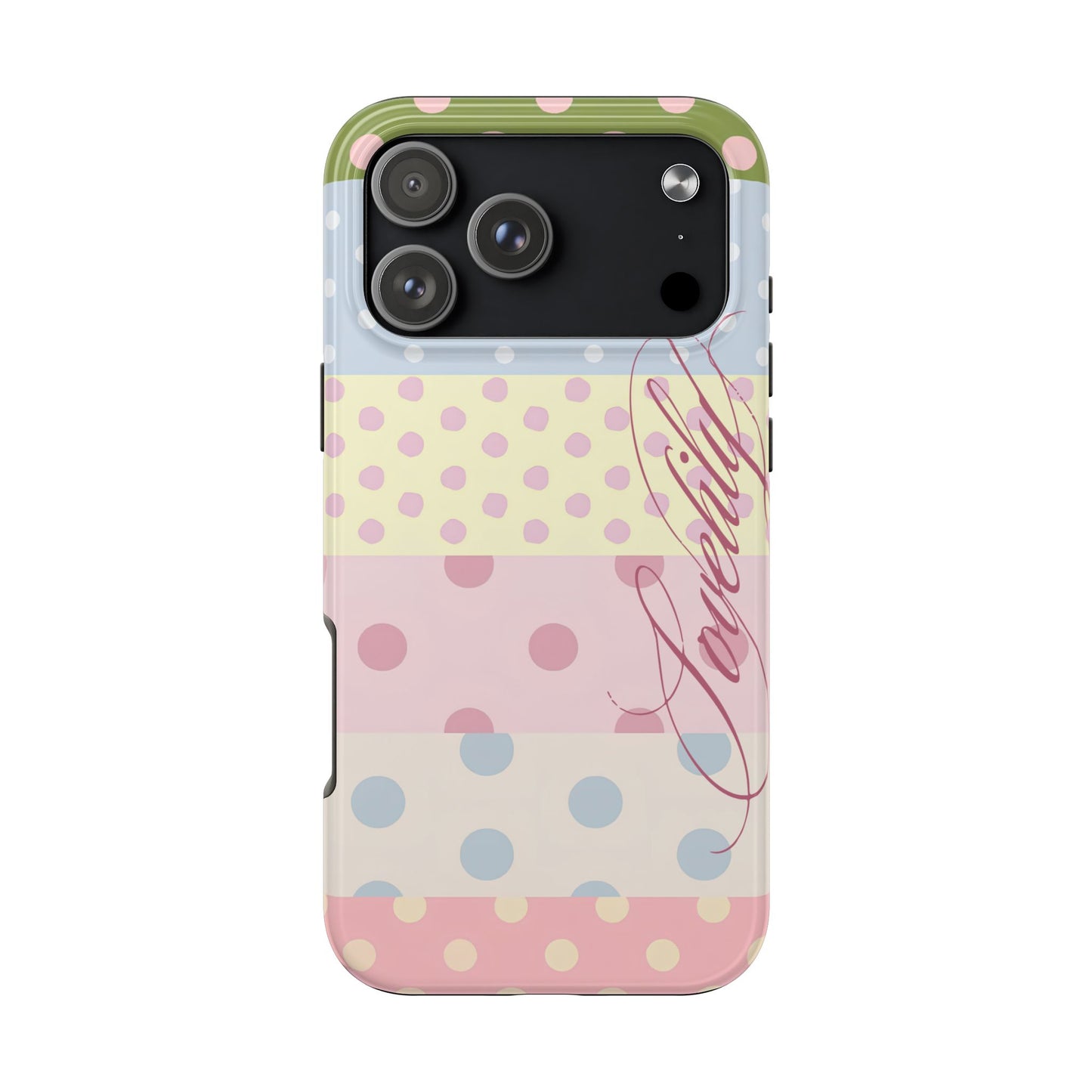 polka dot pattern! stacked phone case