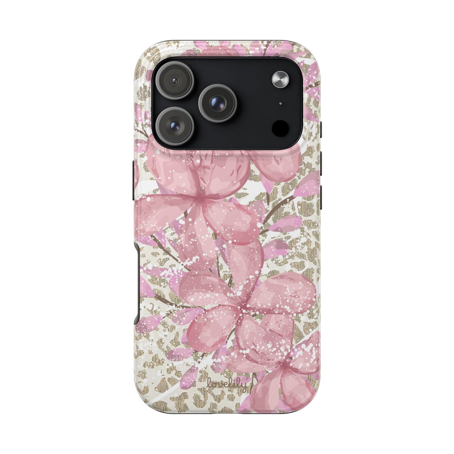 plumeria bliss stacked phone case