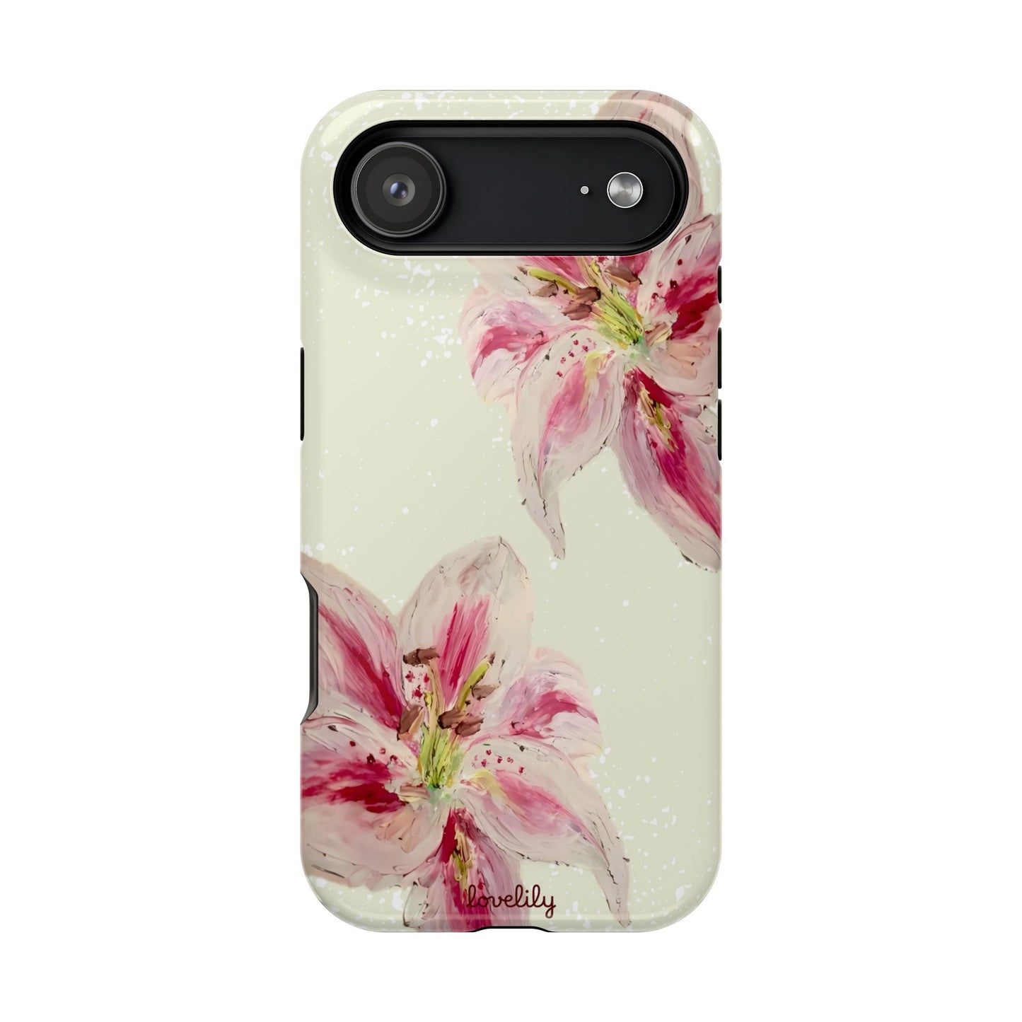 MAGSAFE acrylic lily stacked phone case