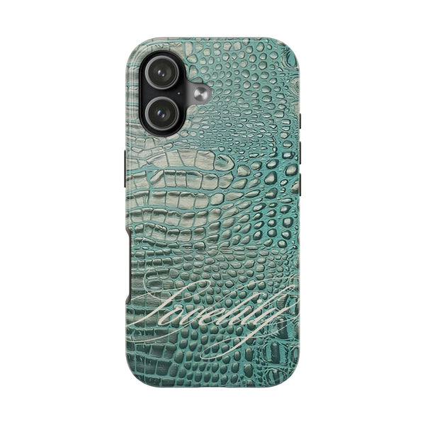 croc + orchuid stacked phone case