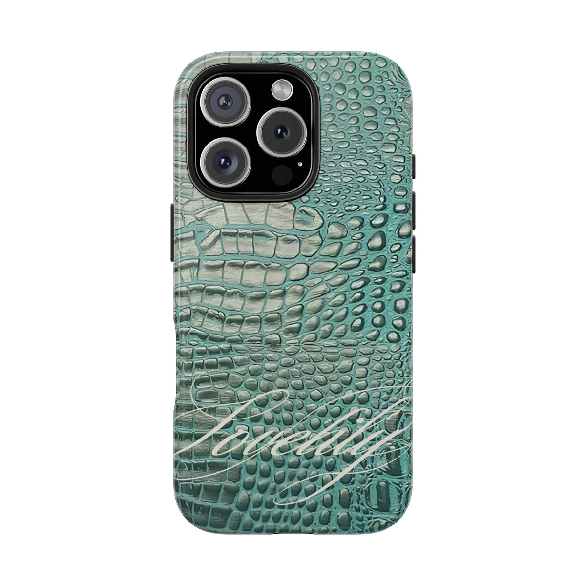 croc + orchuid stacked phone case