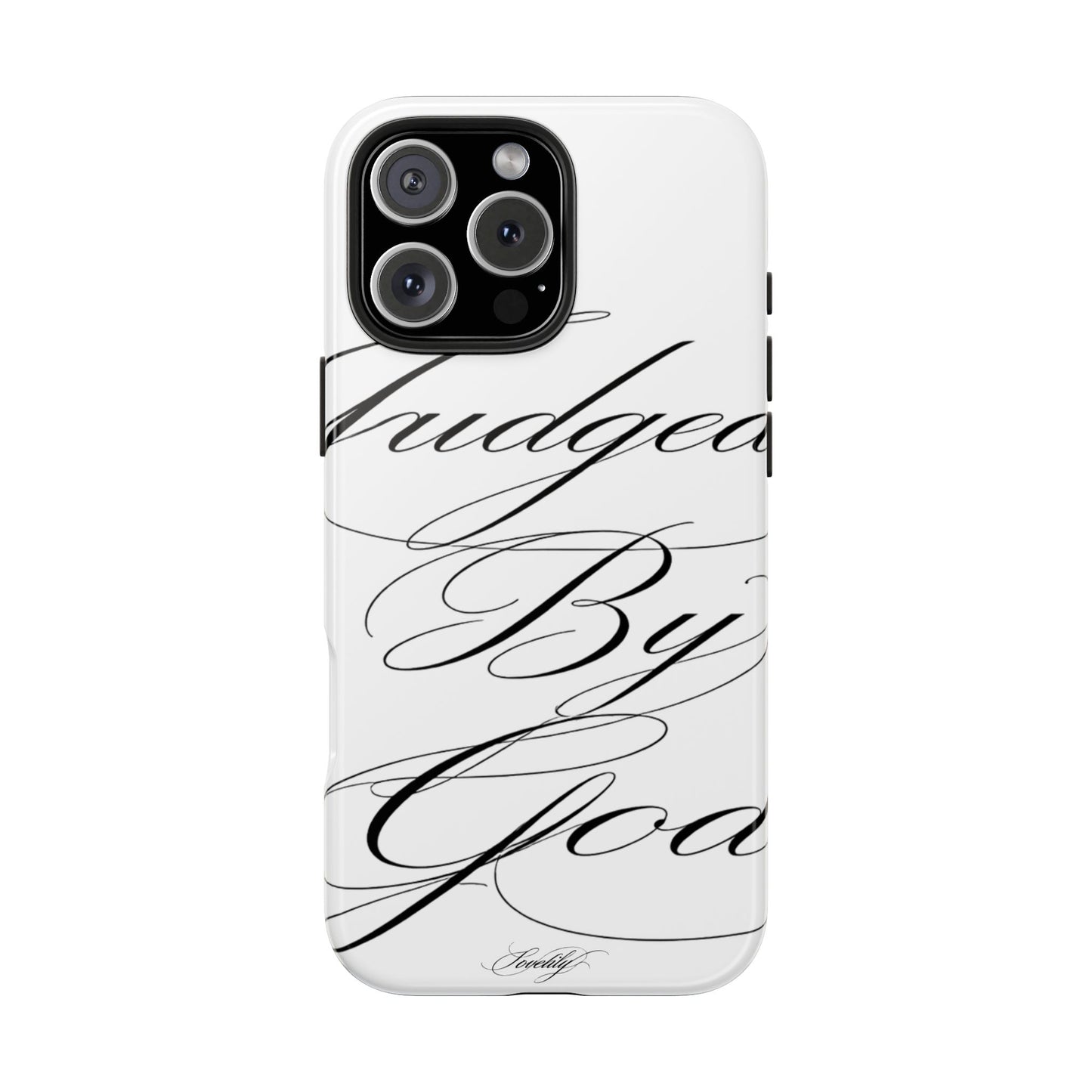 judged by god stacked phone case