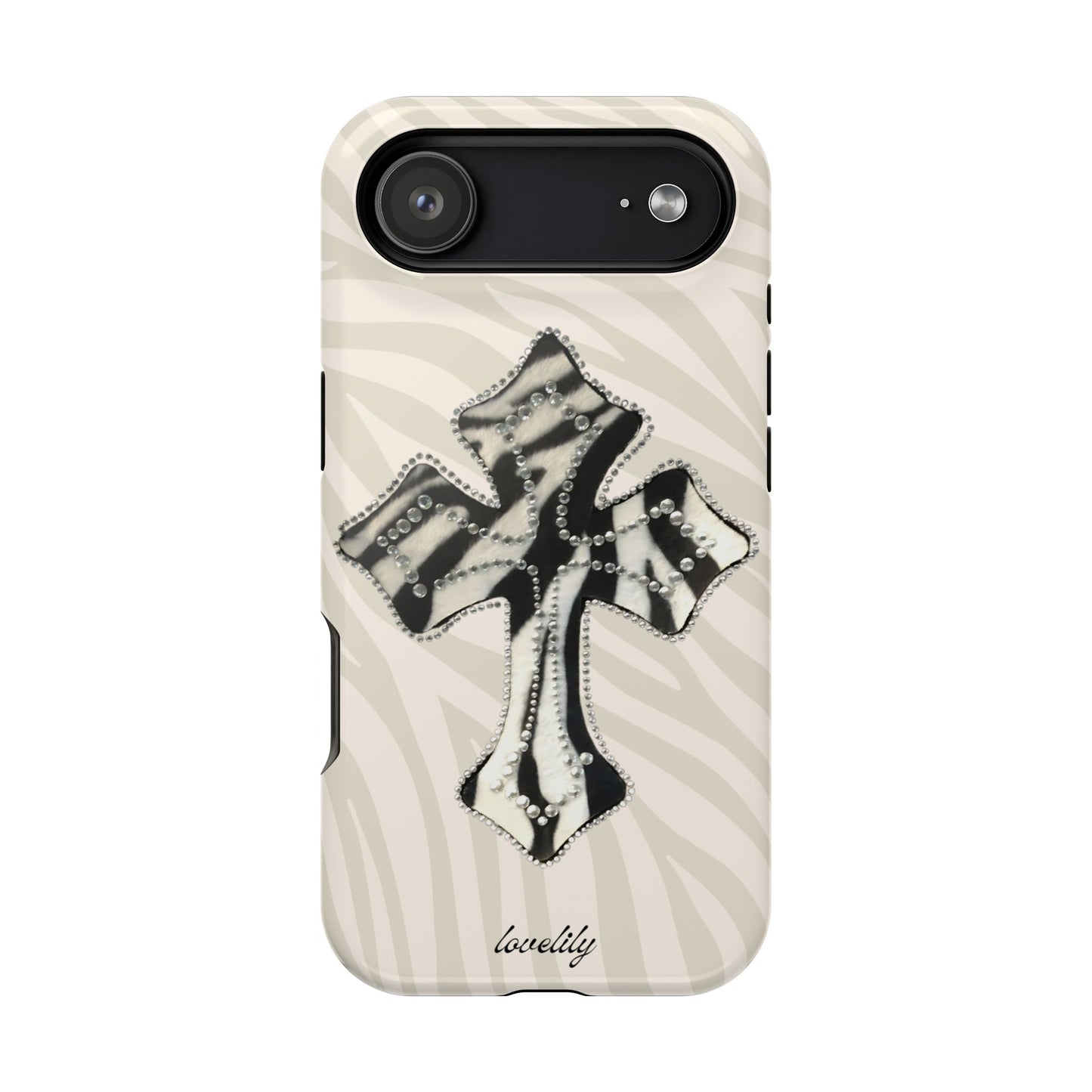 zebra cross stacked phone case