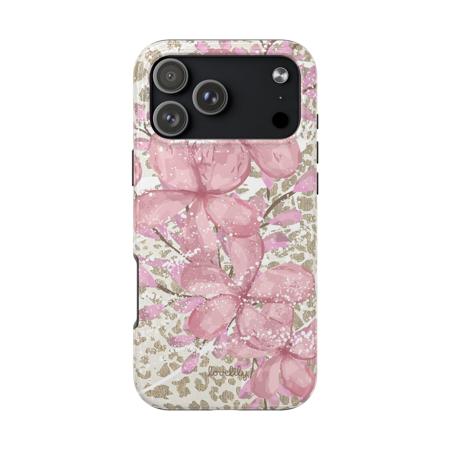 plumeria bliss stacked phone case