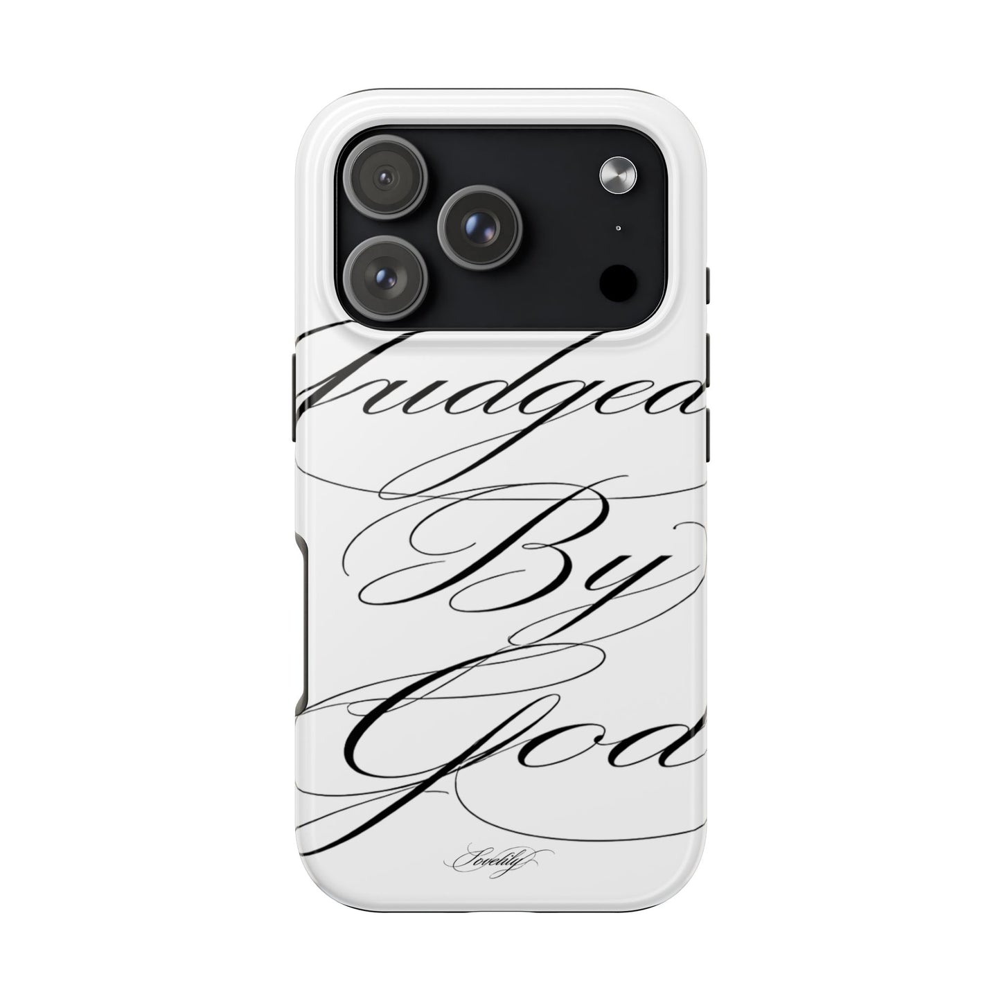 judged by god stacked phone case
