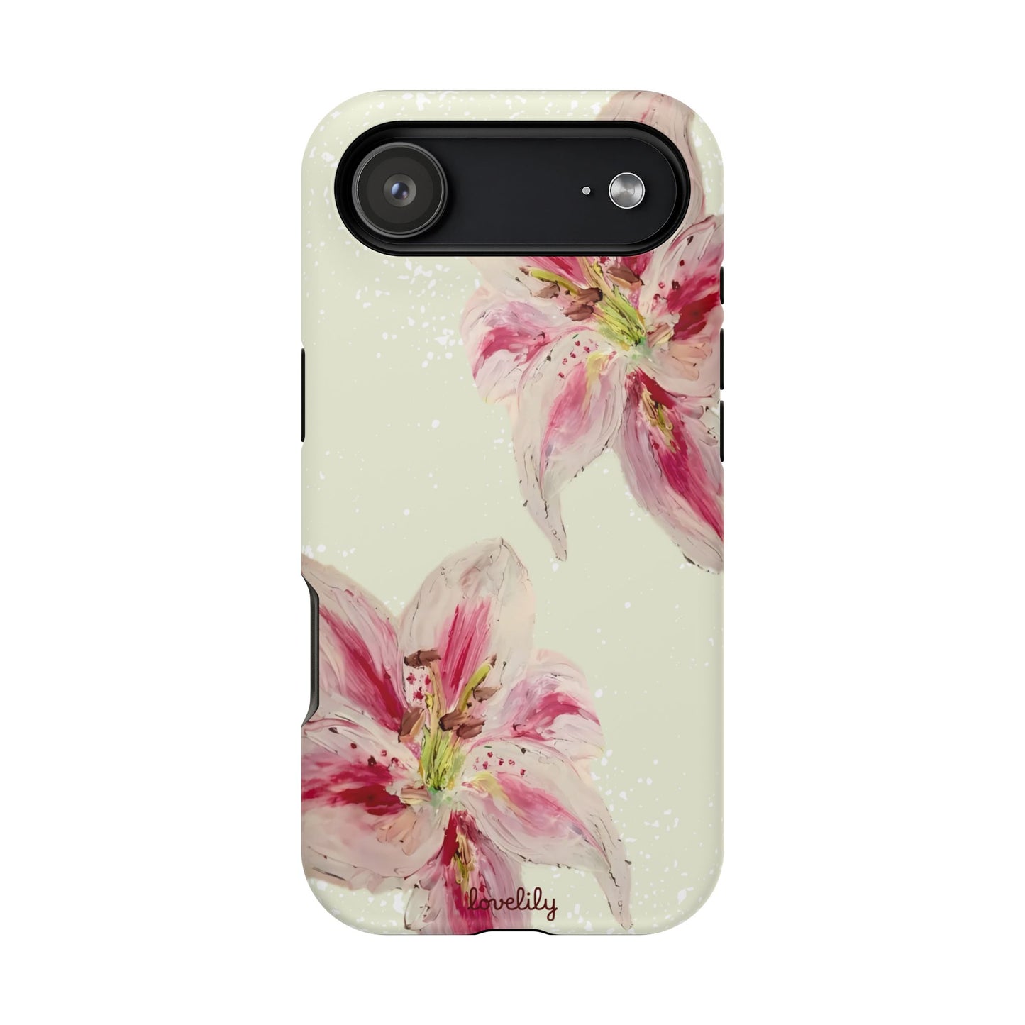 MAGSAFE acrylic lily stacked phone case