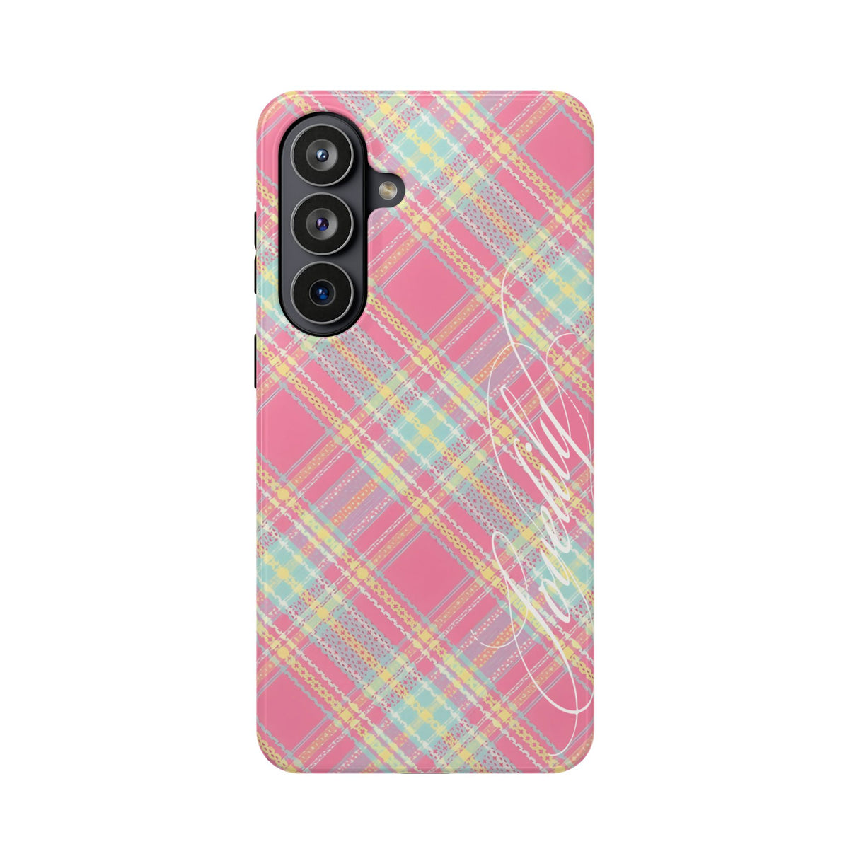 MAGSAFE plaid colorful! stacked phone case