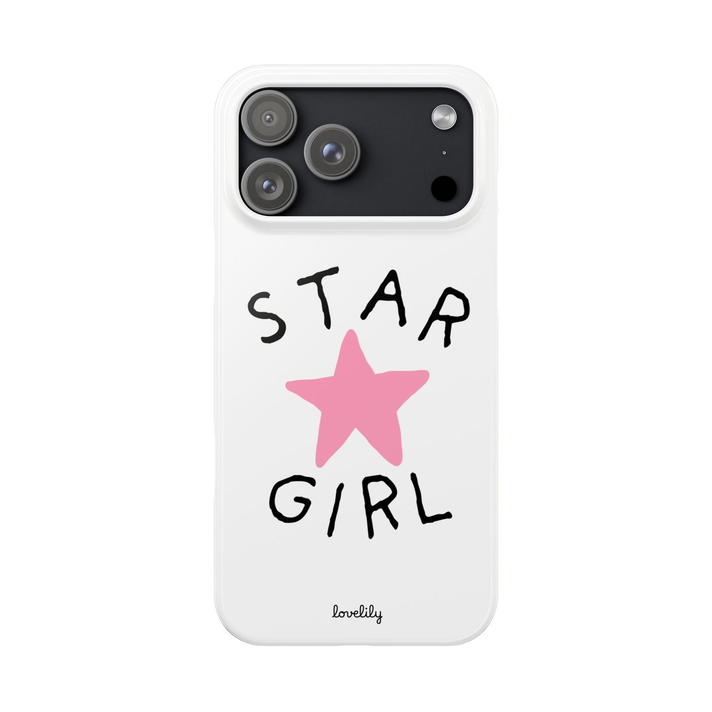 star girl slim phone case