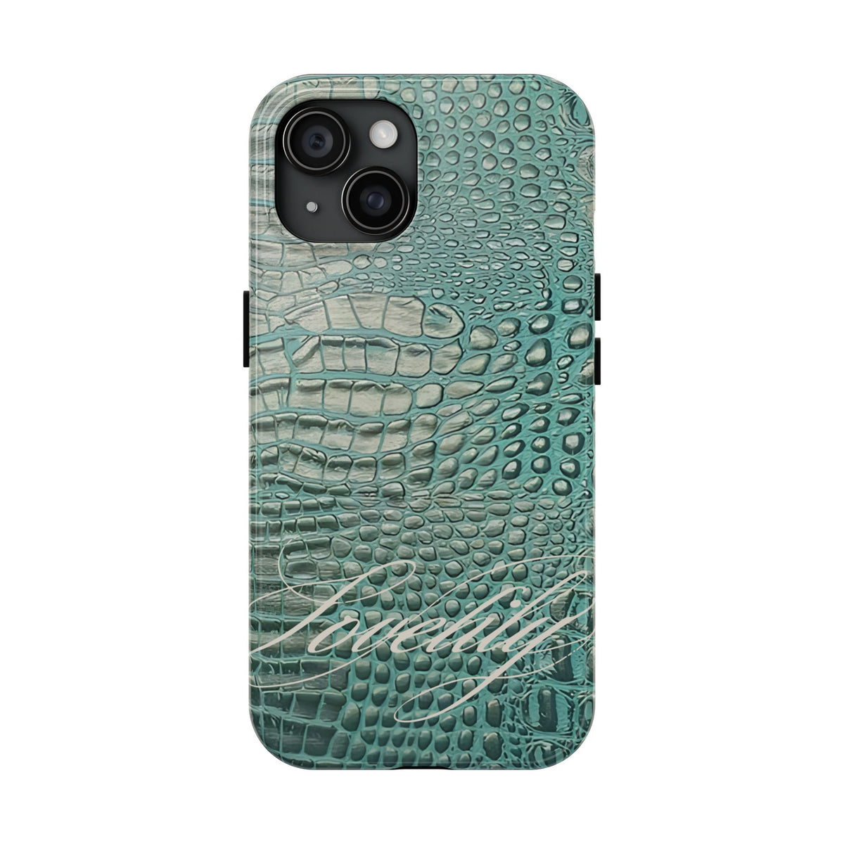 croc + orchuid stacked phone case