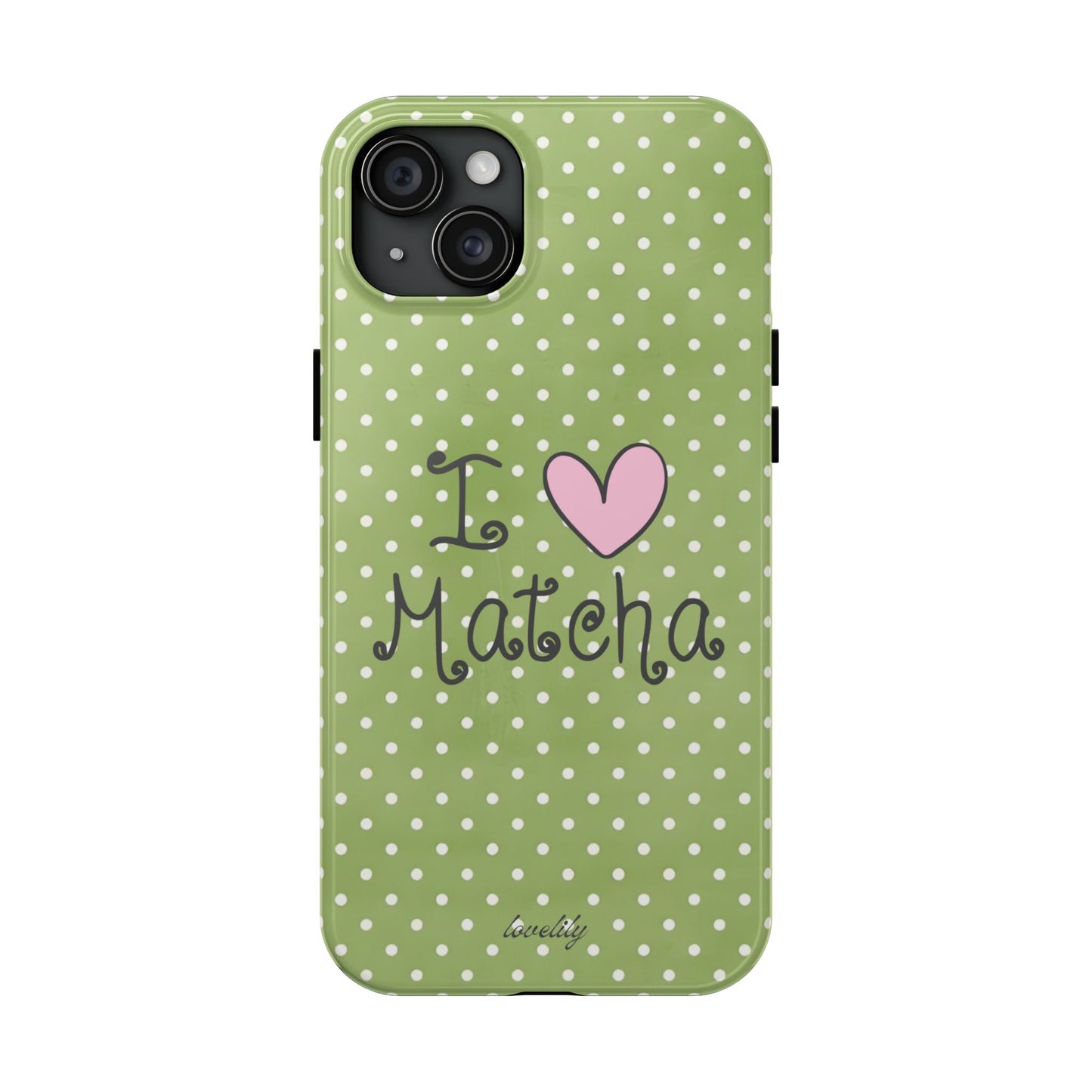 i <3 matcha ! stacked phone case