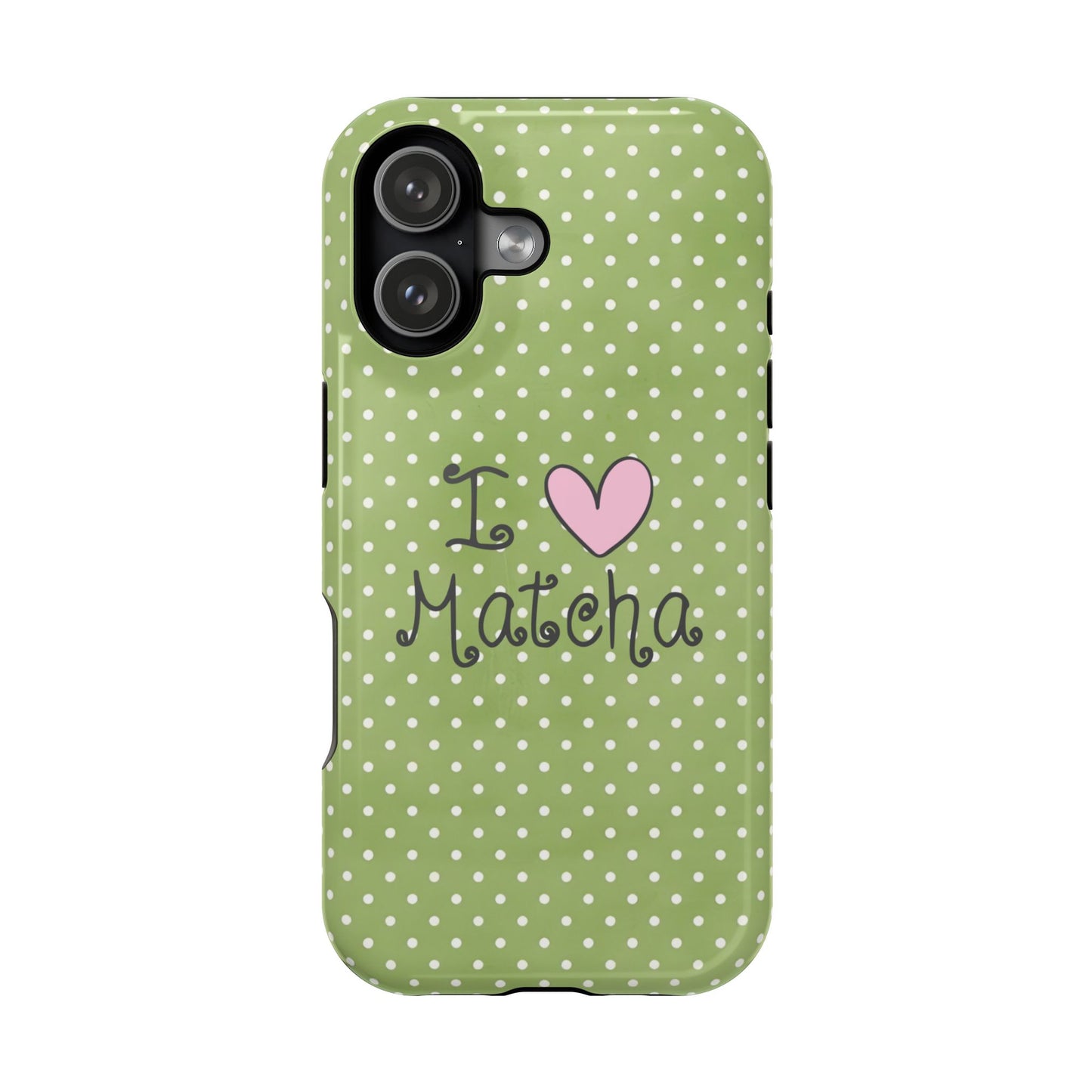 MAGSAFE i <3 matcha ! stacked phone case