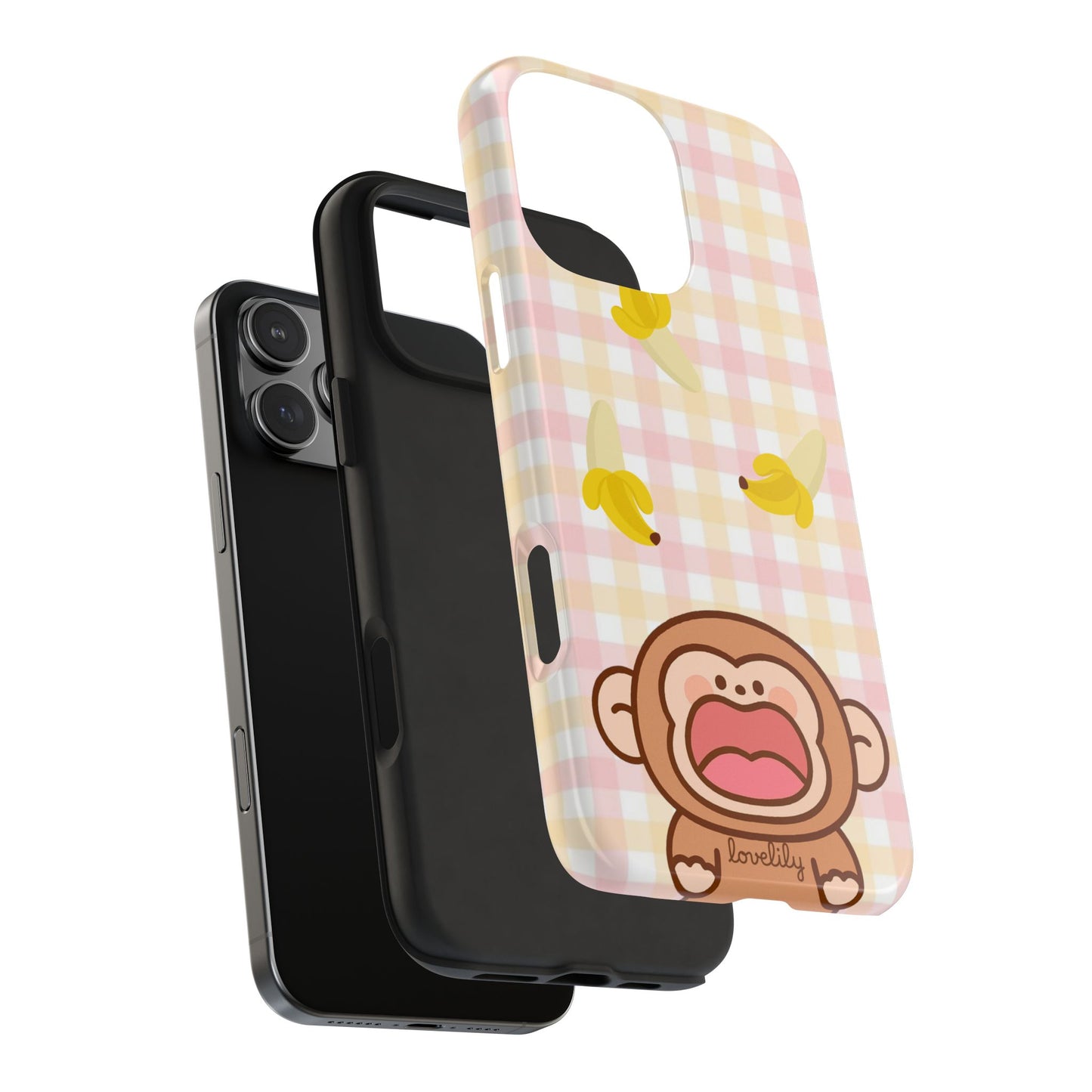 bananaaaa stacked phone case