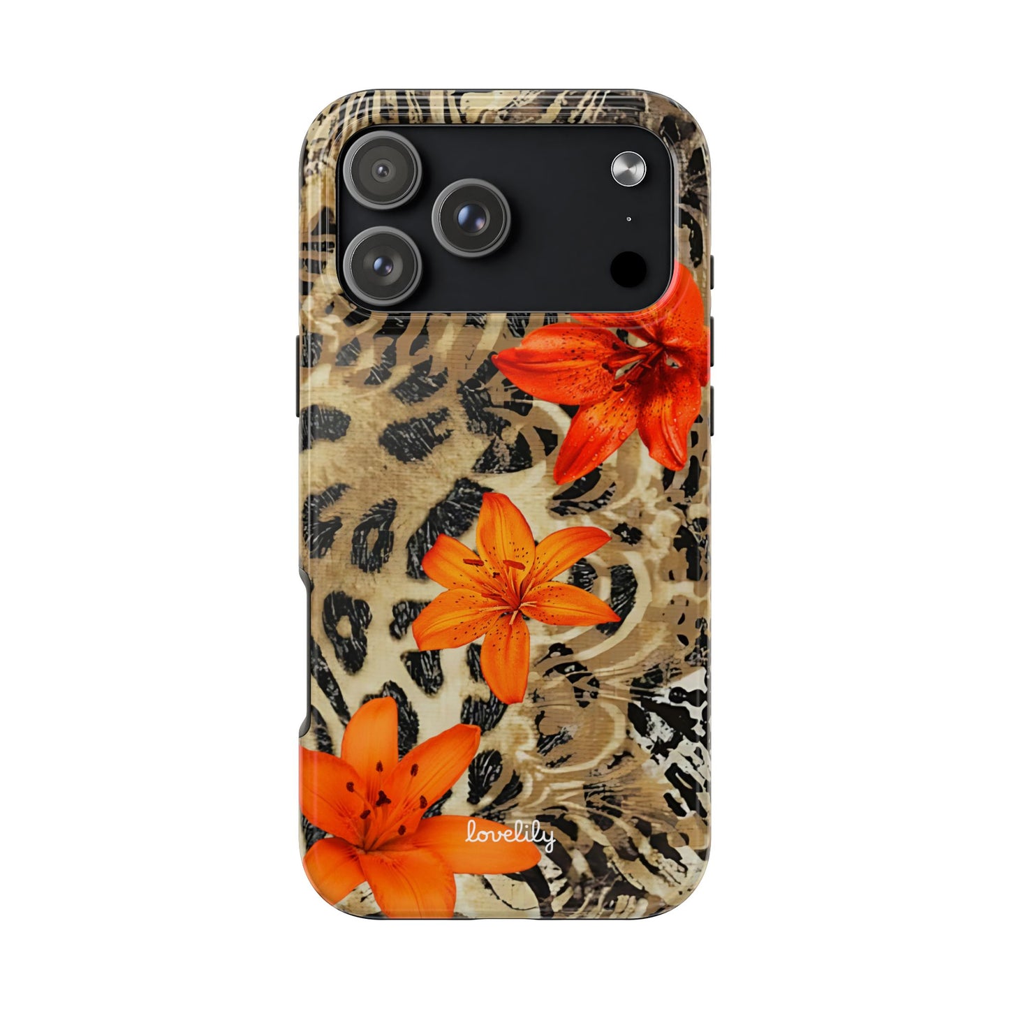 TIGERlily stacked phone case