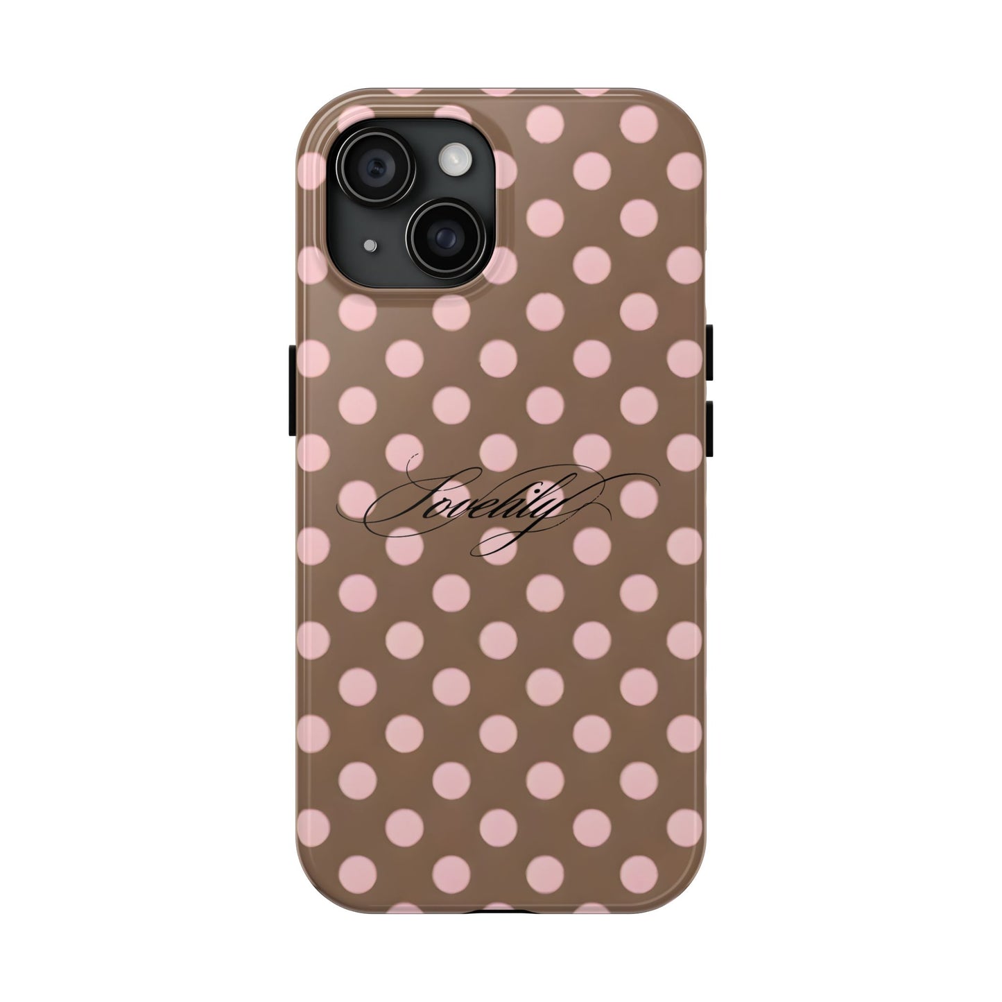 simple polka ! stacked phone case