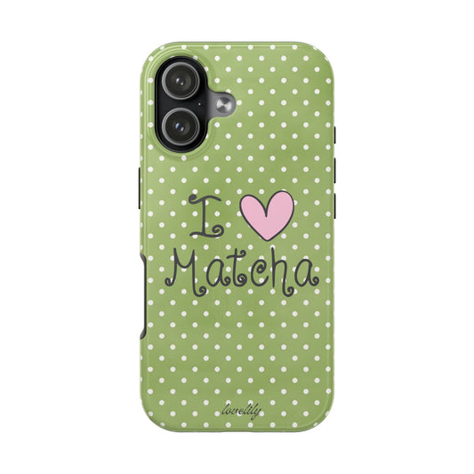 i <3 matcha ! stacked phone case