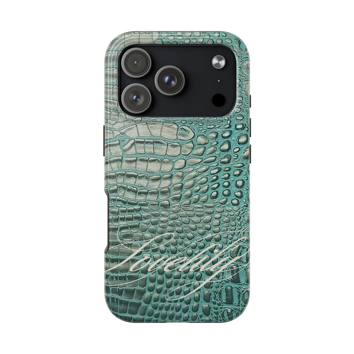 croc + orchuid stacked phone case