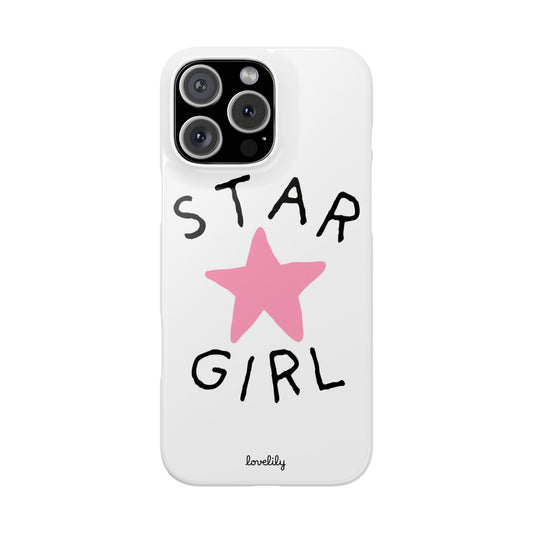 star girl slim phone case