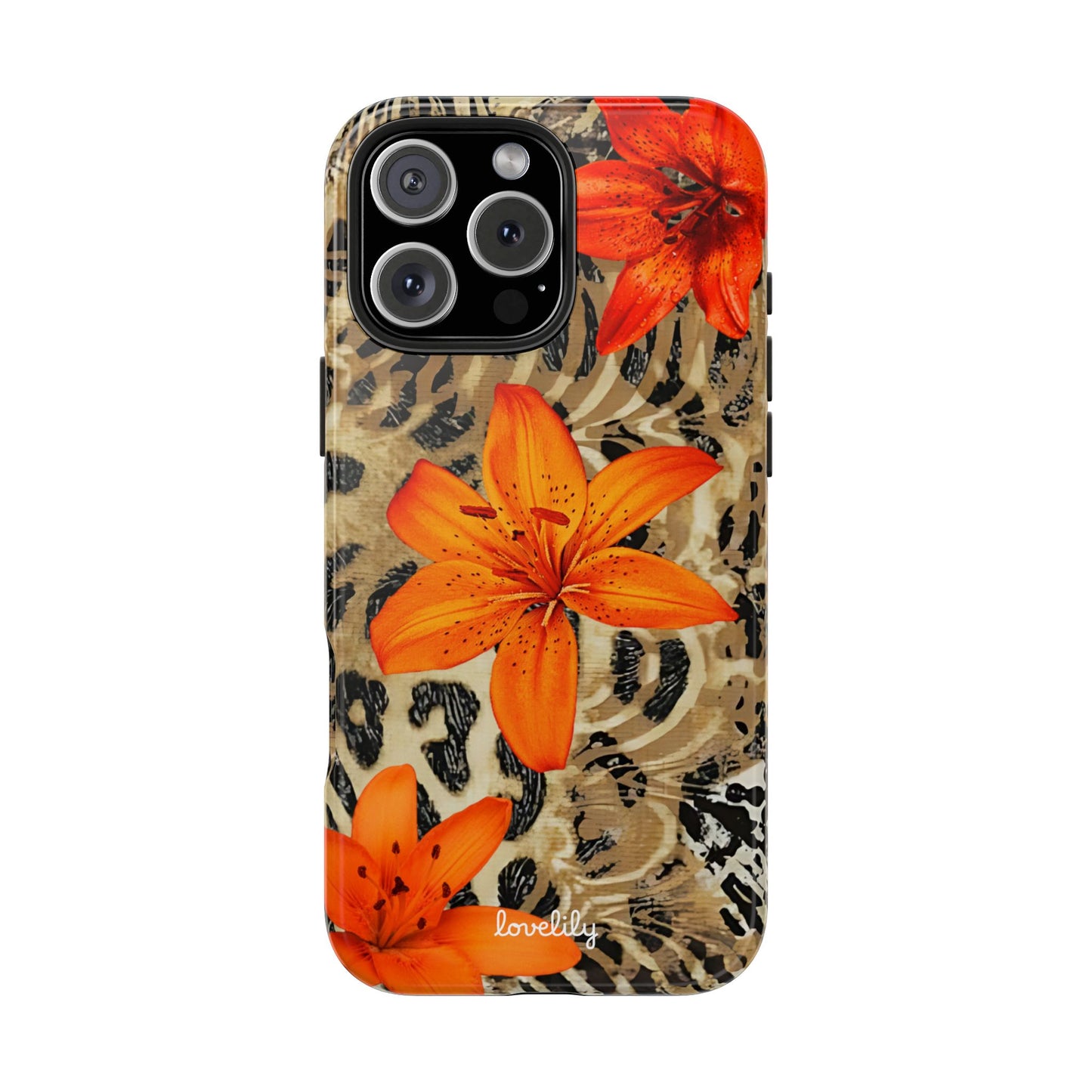 TIGERlily stacked phone case