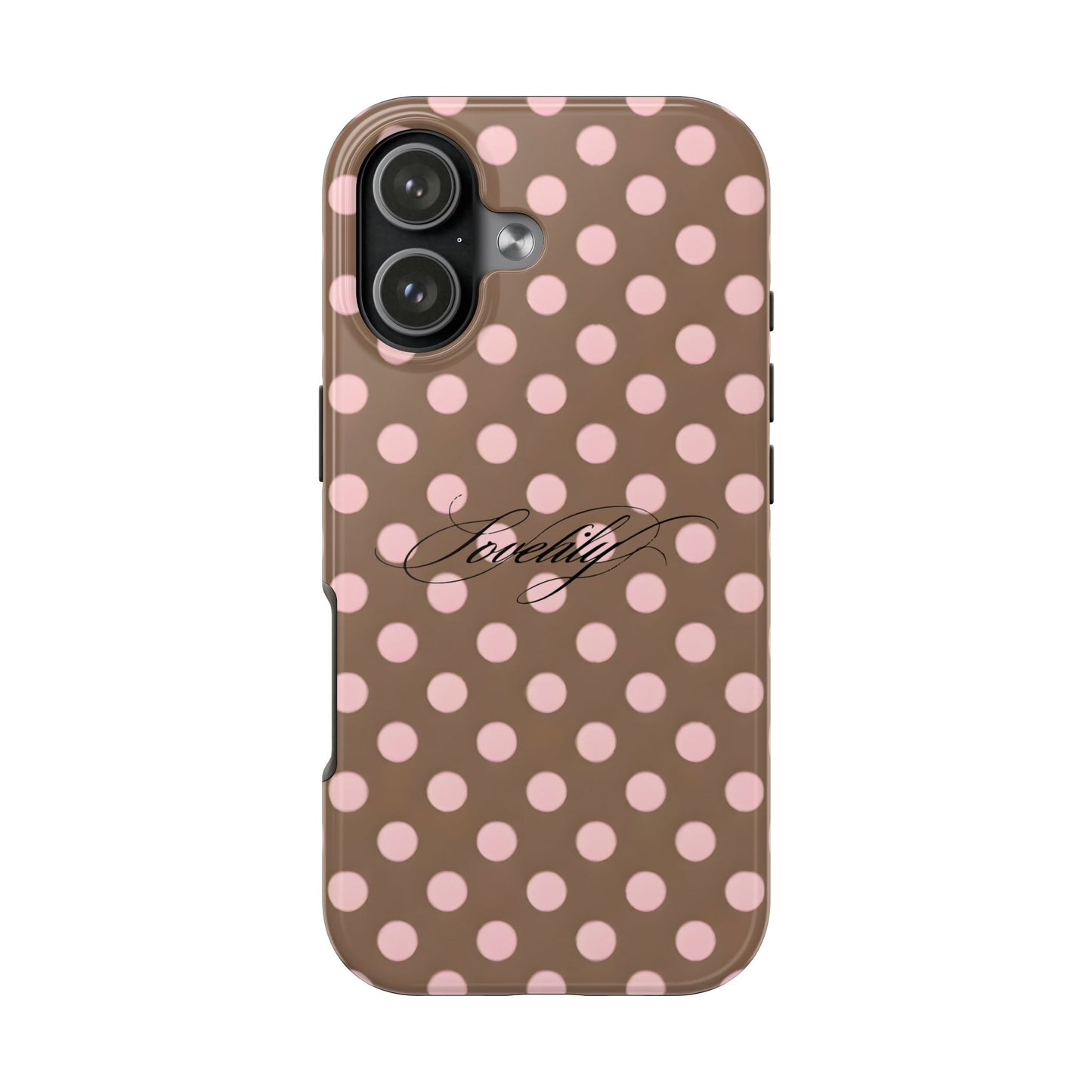 simple polka ! stacked phone case