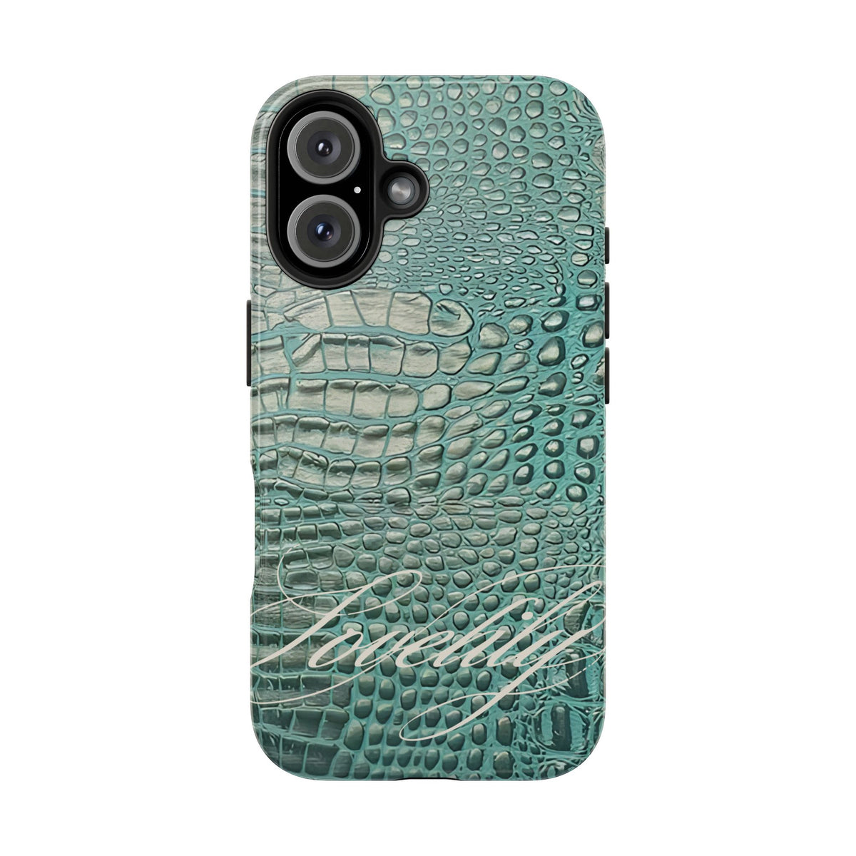 croc + orchuid stacked phone case