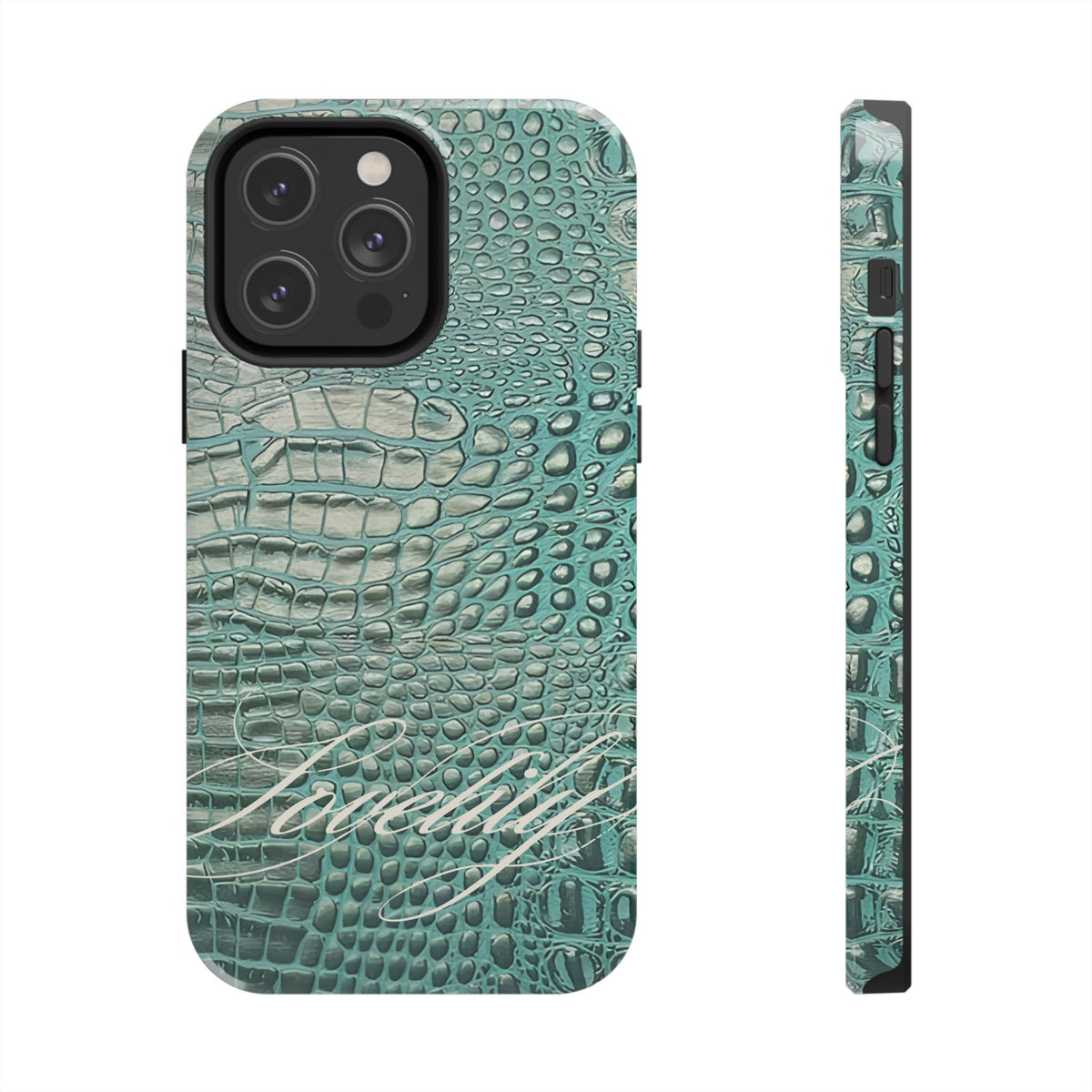 croc + orchuid stacked phone case