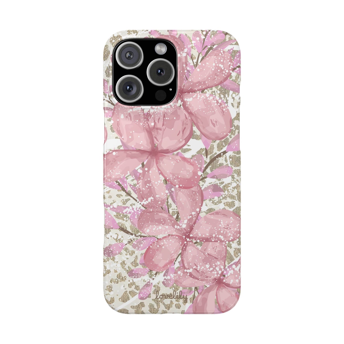 plumeria bliss slim phone case