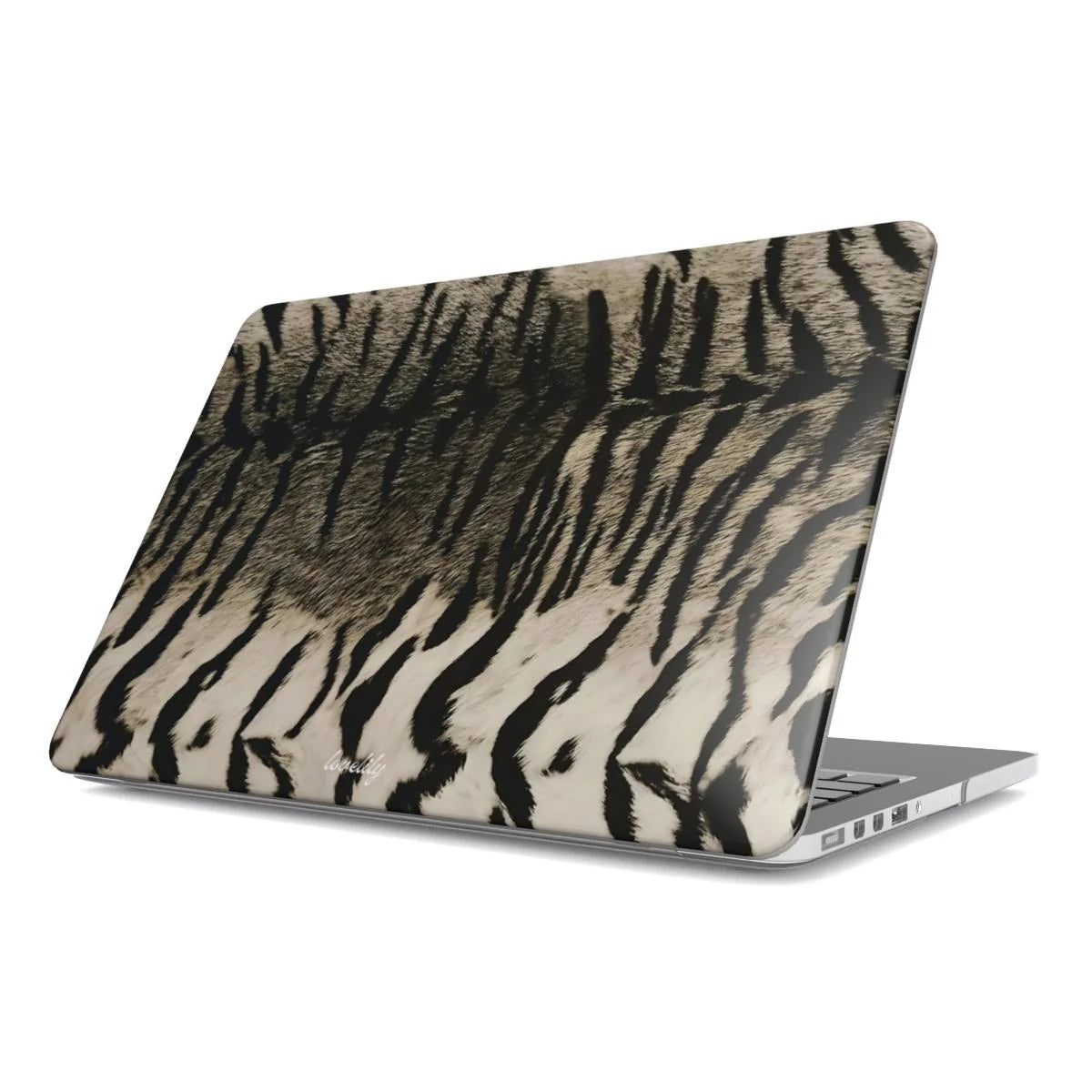 dark striped macbook case