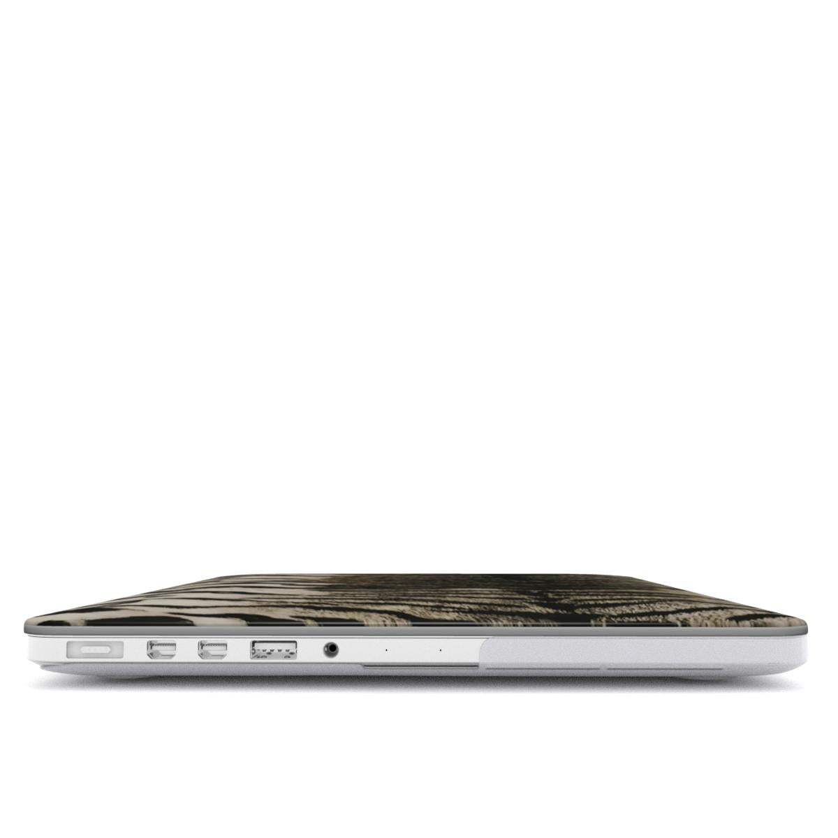 dark striped macbook case
