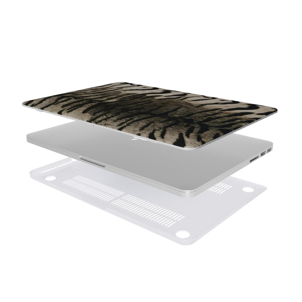 dark striped macbook case
