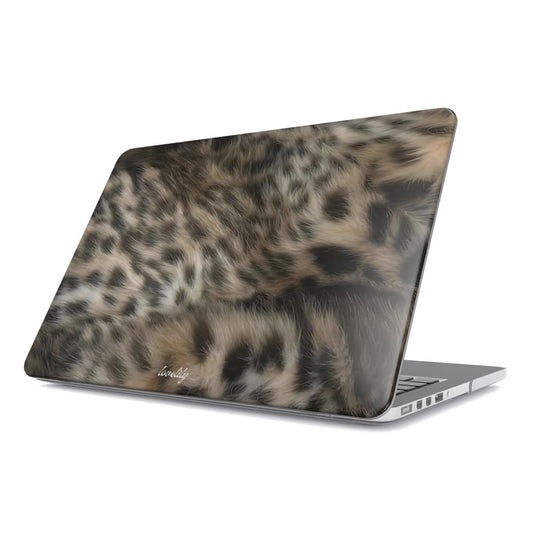 leopard fur macbook case