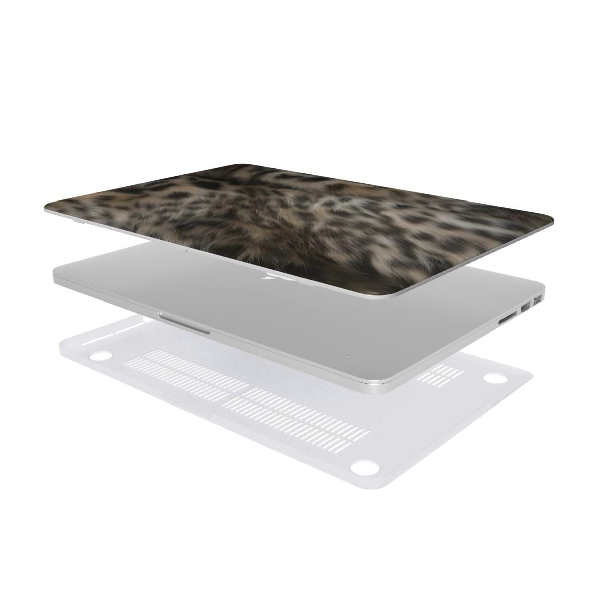 leopard fur macbook case