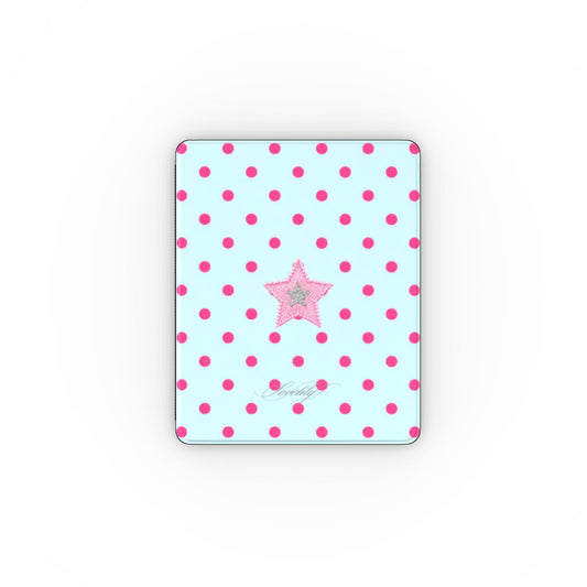 mint polka dot ipad case!