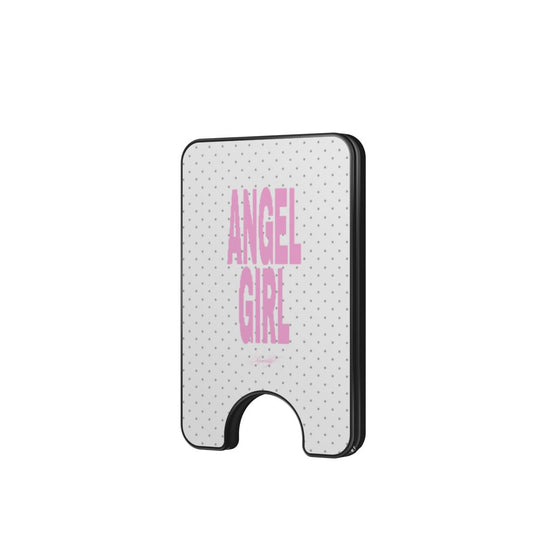 angel girl magnetic wallet