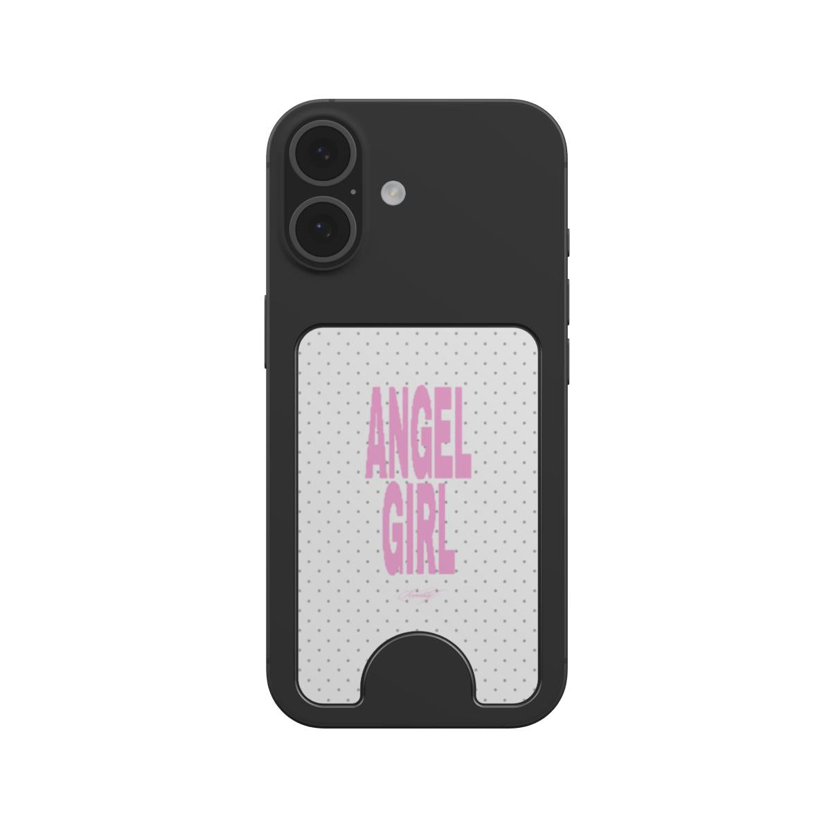 angel girl magnetic wallet