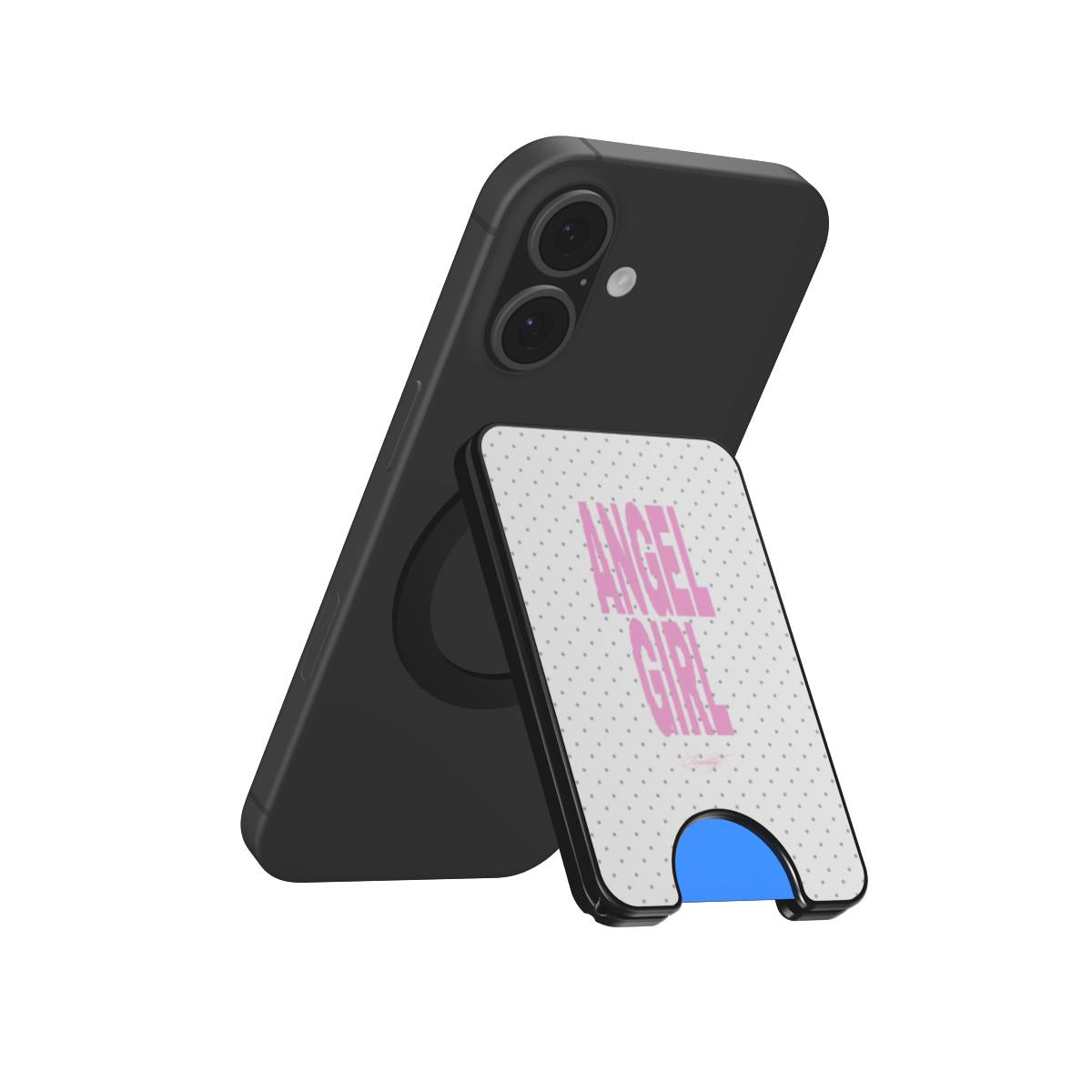 angel girl magnetic wallet