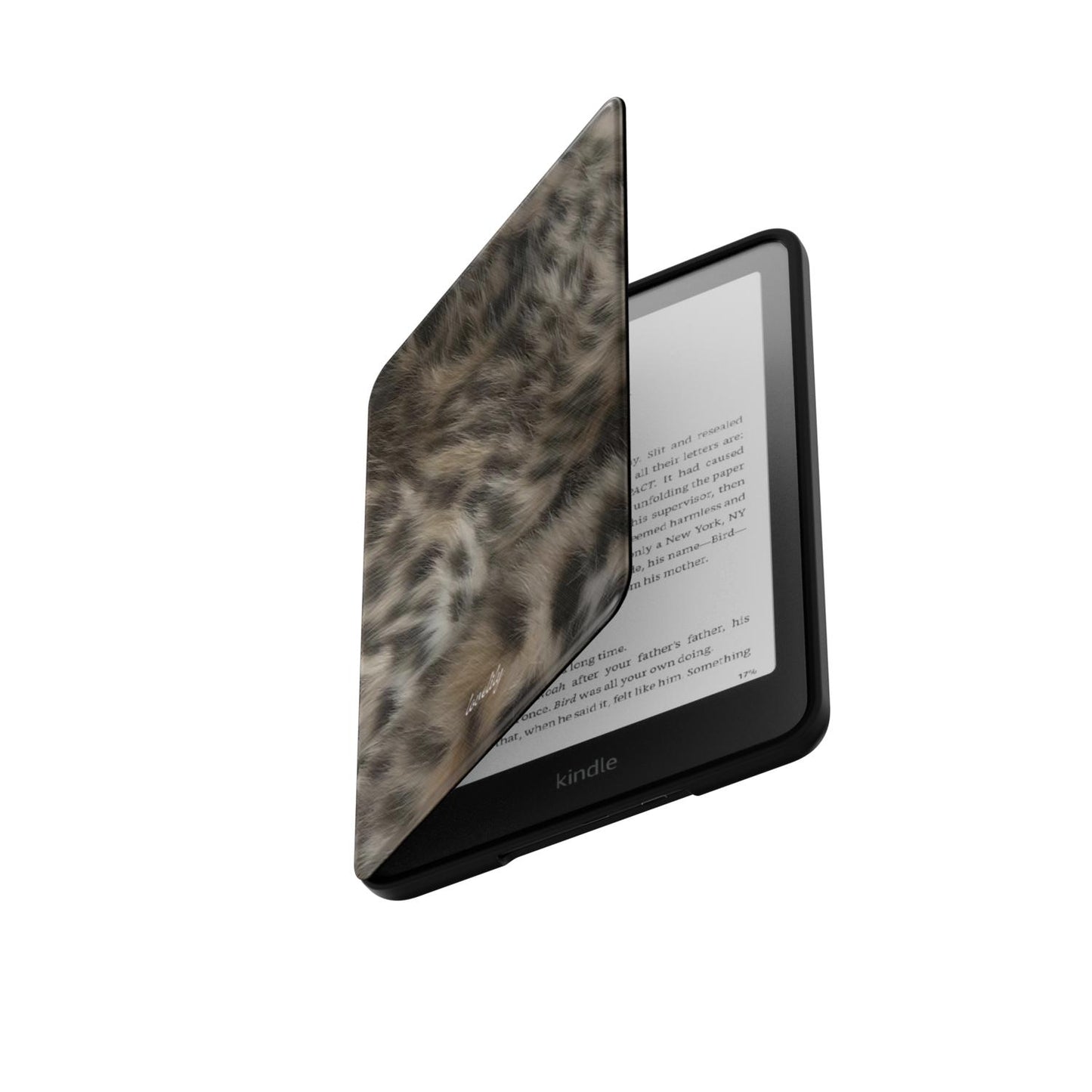 leopard fur kindle case