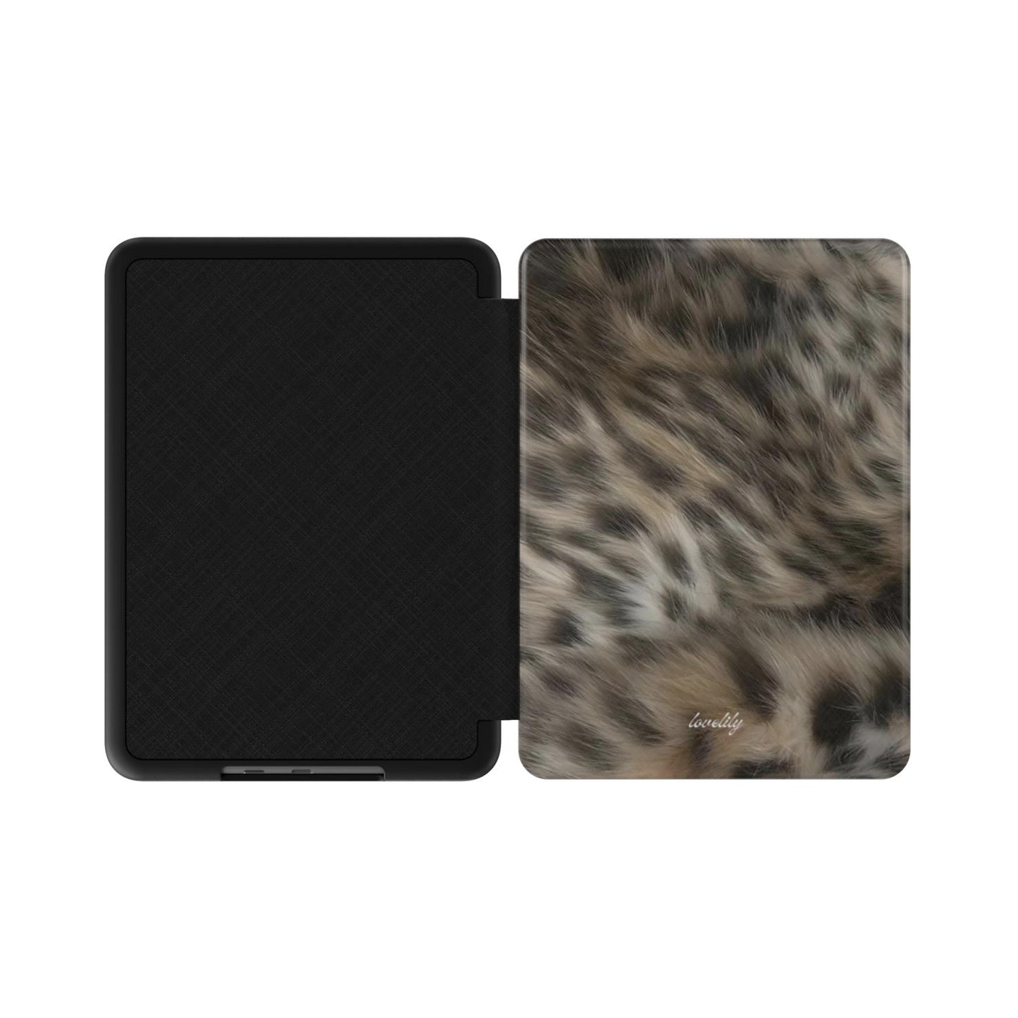leopard fur kindle case