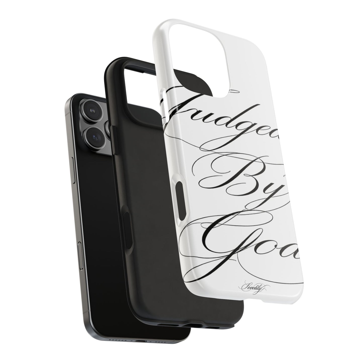 judged by god stacked phone case