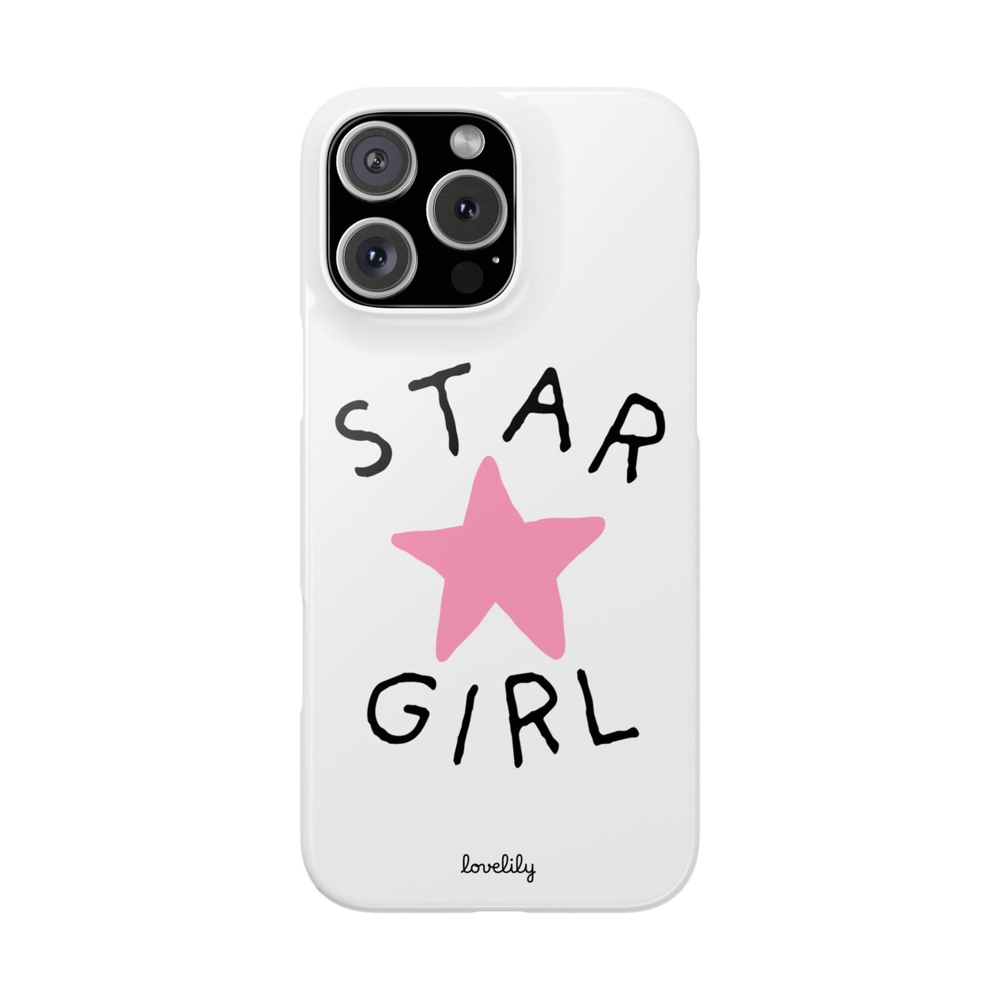 star girl slim phone case