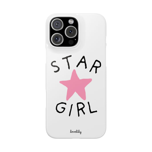 star girl slim phone case